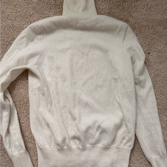 Lilysilk Cream 100% Cashmere Sweater - Picture 8 of 8